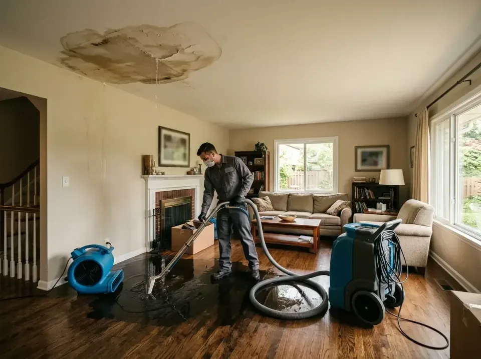 attic-pipe-burst-ceiling-drip-008 — frequently asked questions, Water Damage Restoration & Carpet Care in Reisterstown, MD